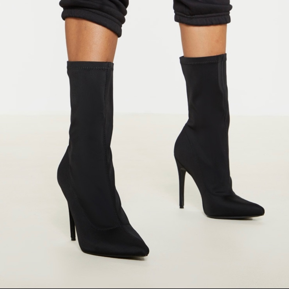 black sock boots plt